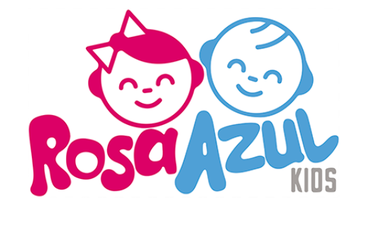 logo rosa azul kids