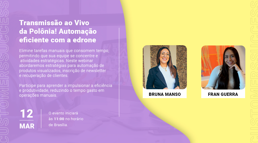transmissão ao vivo automação