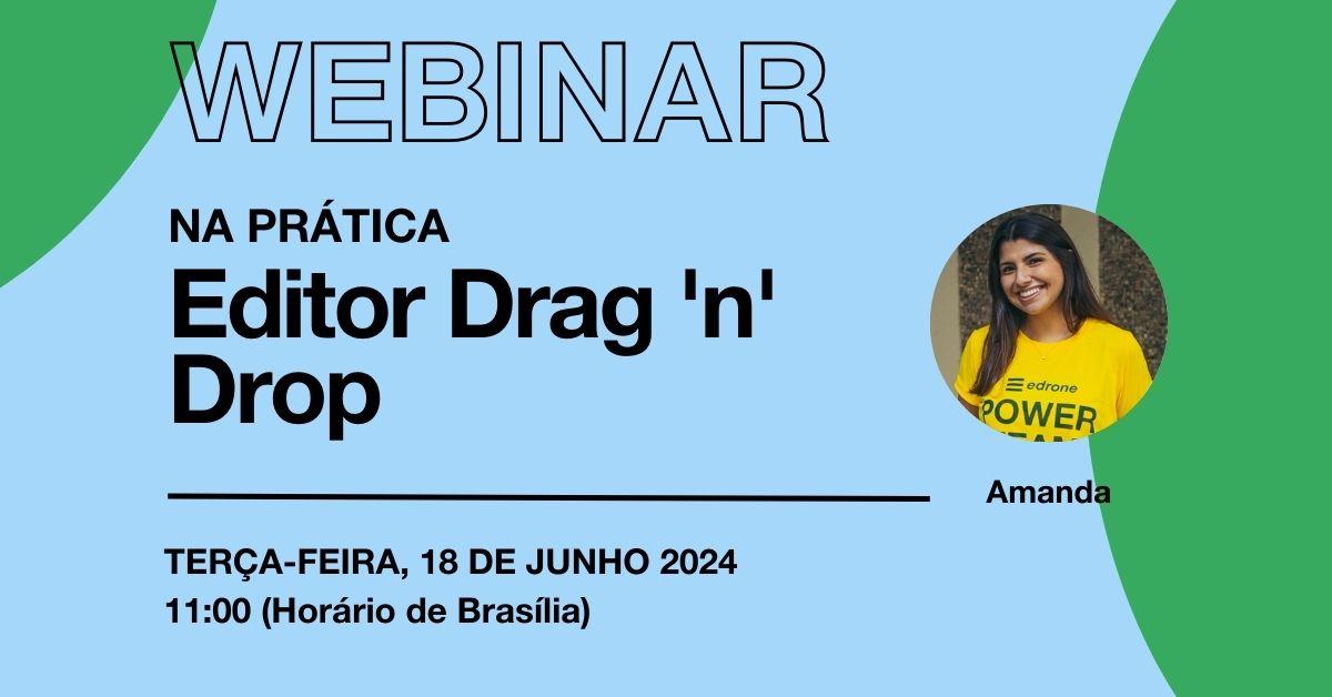 webinar drang and drop editor