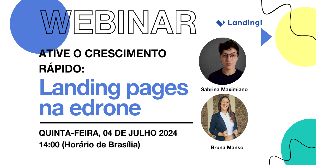 webinar Landing pages na edrone