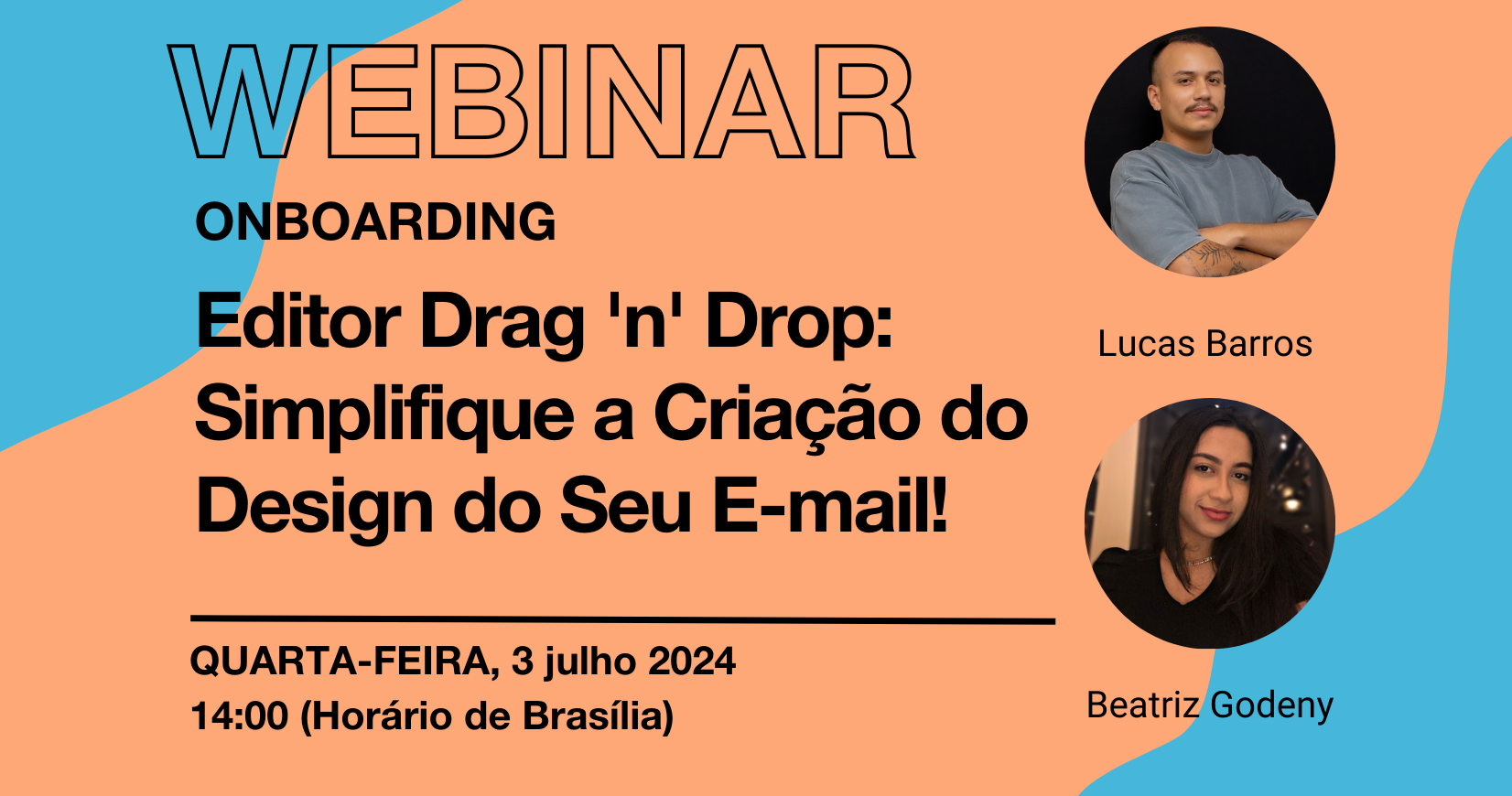 webinar editor drang and drop