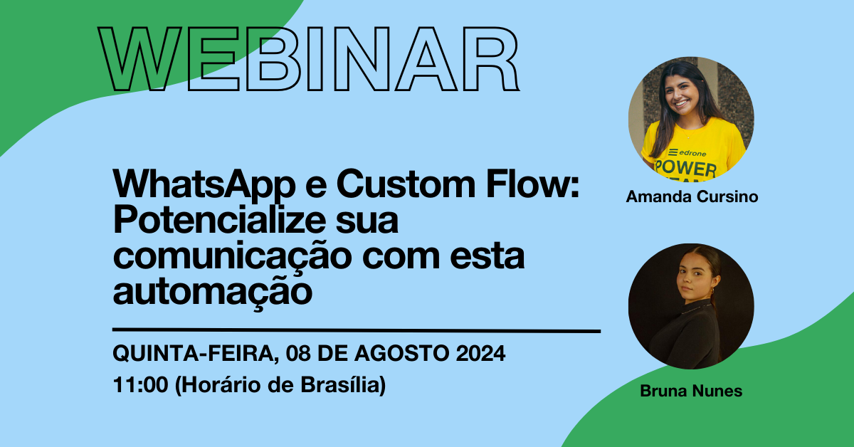 webinar custom flow para whatsapp