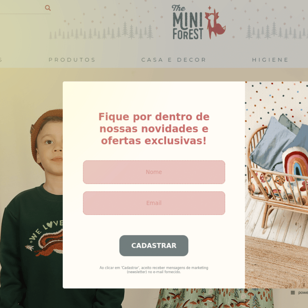 Design de pop-ups / The Mini Forest