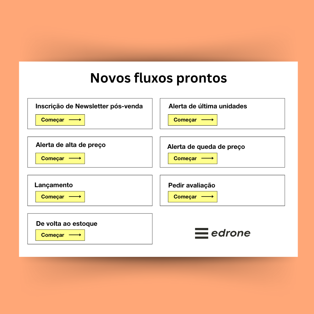 novos fluxos prontos