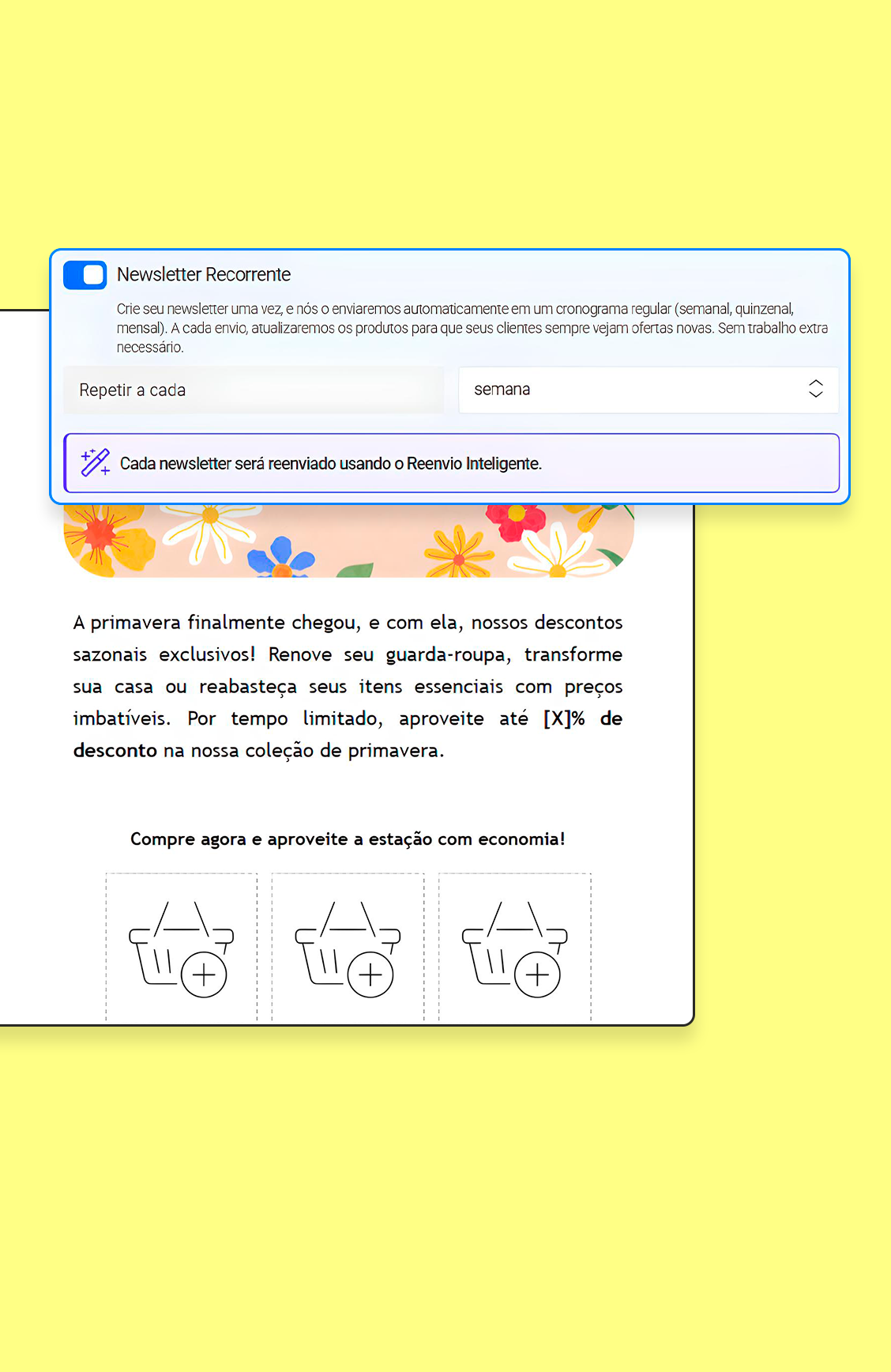 newsletter recorrente edrone