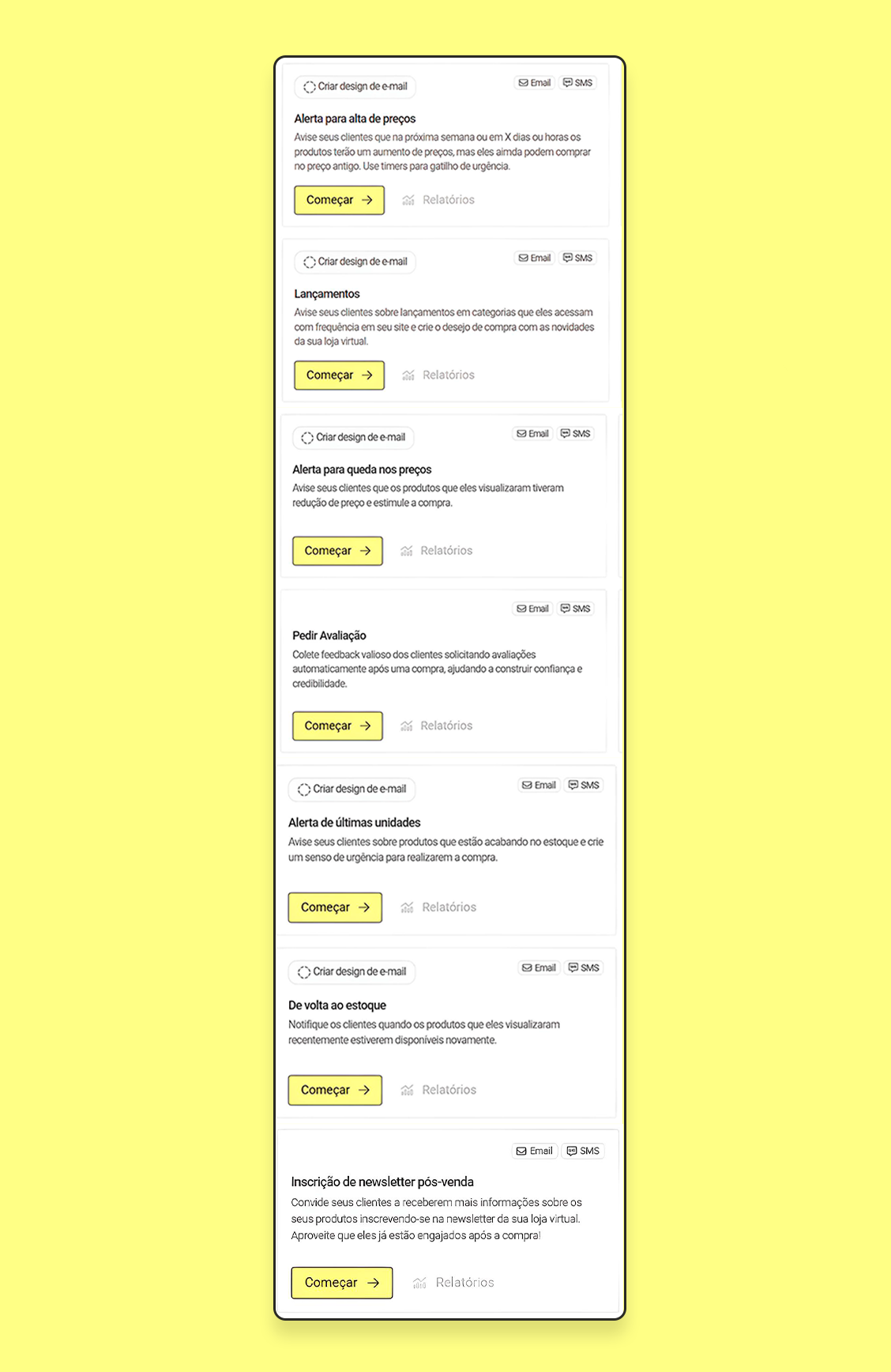 novos fluxos edrone
