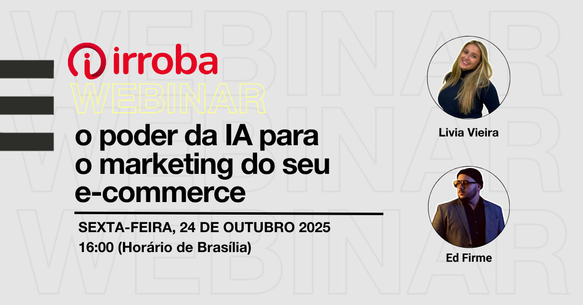 Webinar Irroba + edrone: o poder da IA para o marketing do seu e-commerce