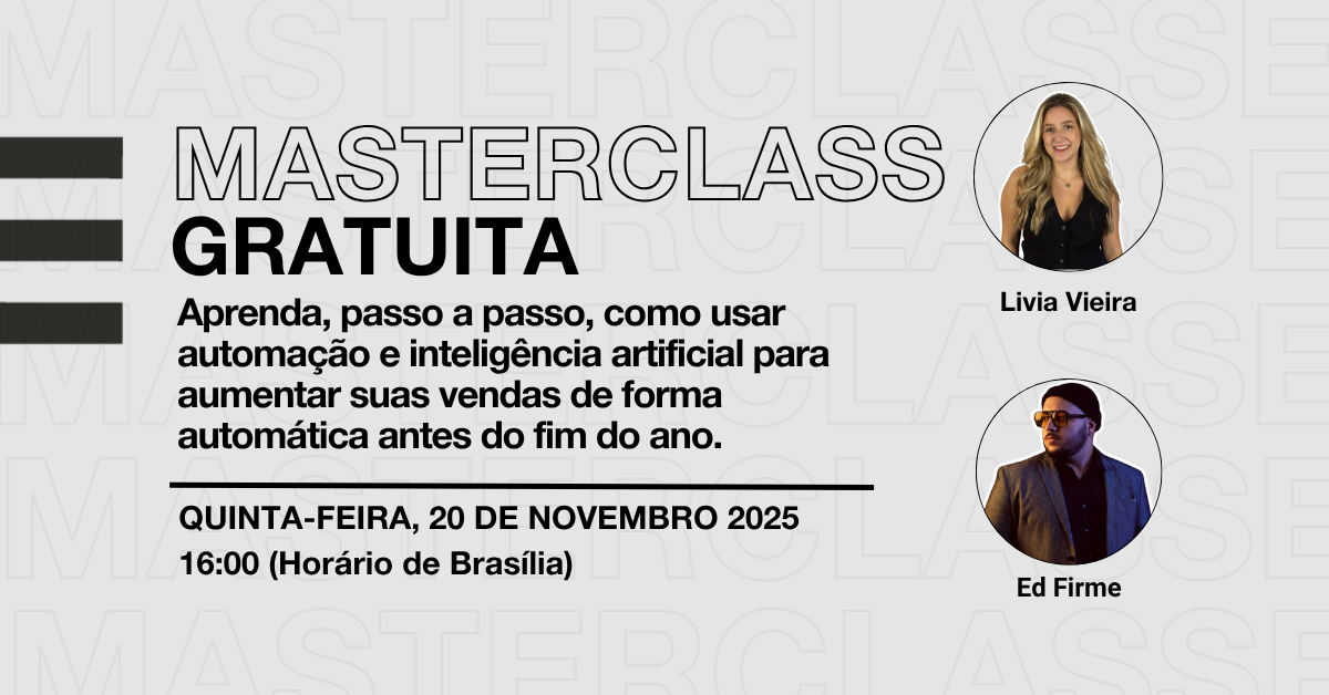 Masterclass Gratuita: Acelere seu e-commerce em 50 minutos